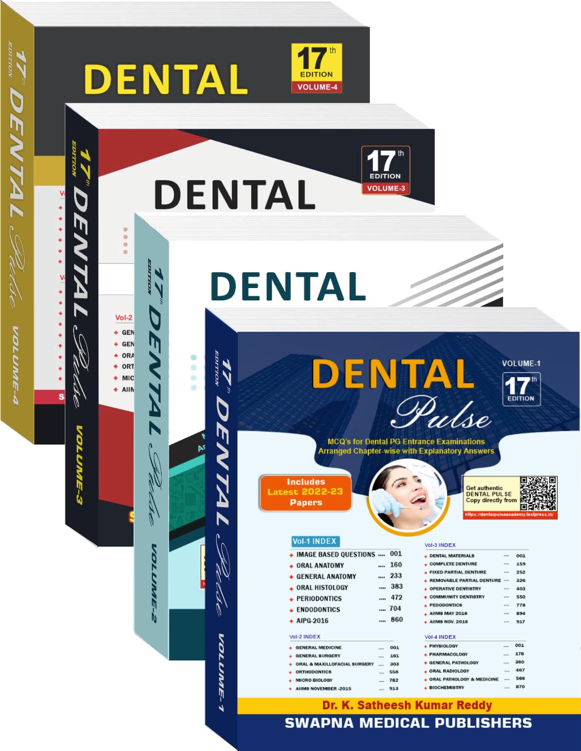 Dental Pulse, 17th Edition (4 Volumes)