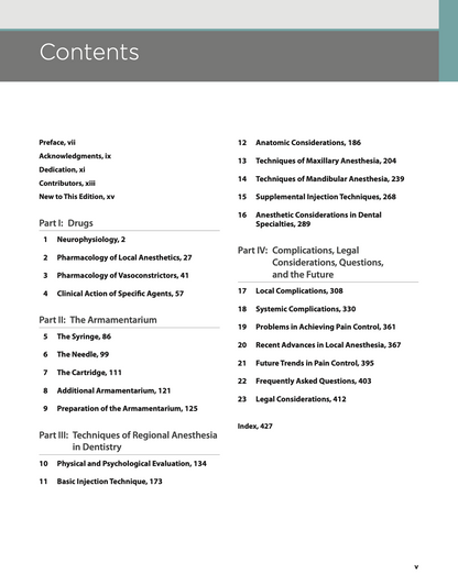 Handbook of Local Anesthesia 7th Edition