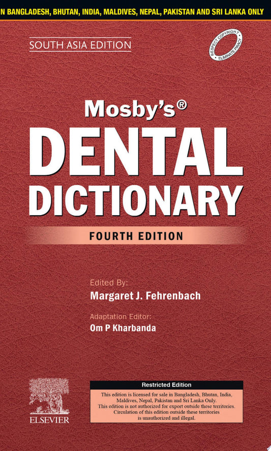 Mosby's Dental Dictionary,4e- South Asia Edition- E Book